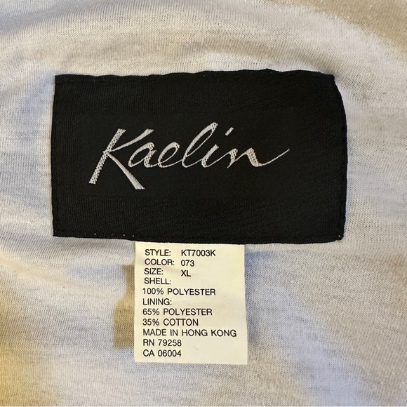 Vintage Kaelin Blue Windbreaker Track Jacket Size XL - Picture 4 of 10